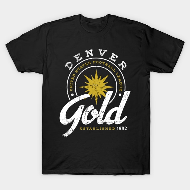 Denver Gold T-Shirt by MindsparkCreative
